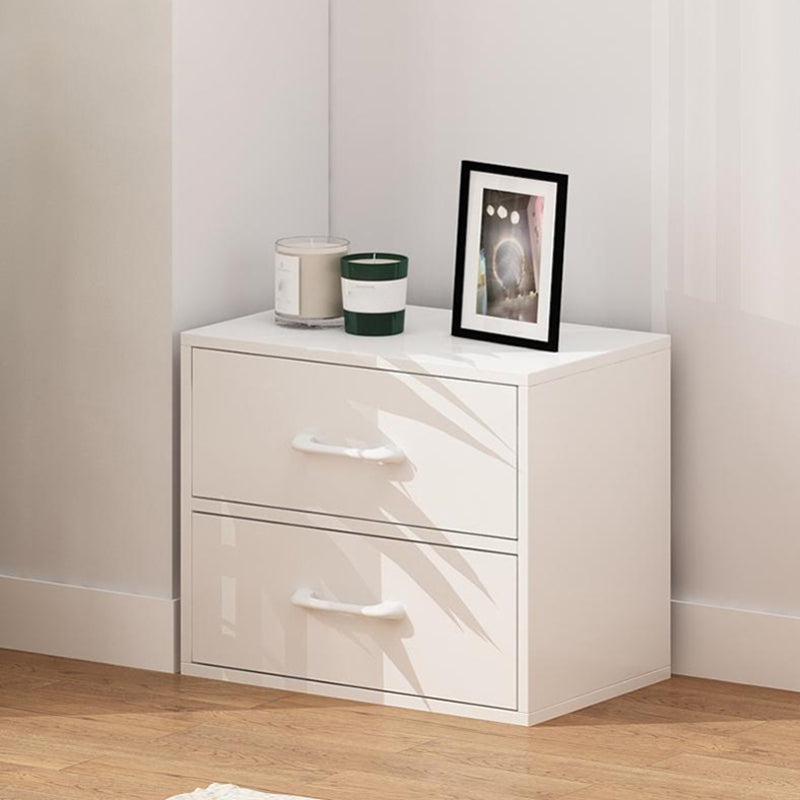 Contemporary Rectangle Standard Gloss Finish with Drawer Chest White 2 Clearhalo 'Cabinets & Chests' 'cabinets_chests' 'furn' 'furn_cabinets_chests' 'Furniture' 'Living Room Furniture' 5347332