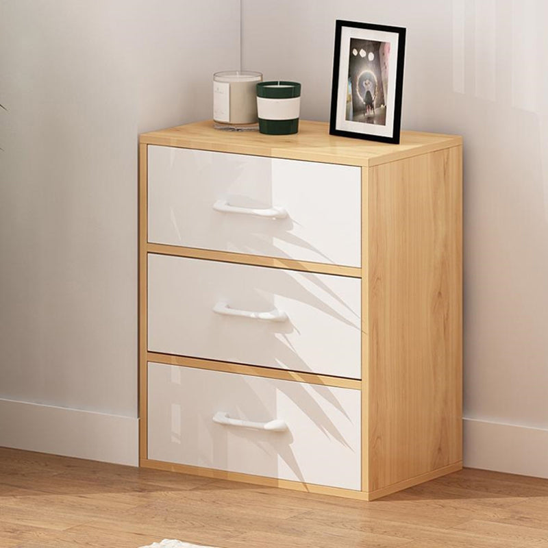 Contemporary Rectangle Standard Gloss Finish with Drawer Chest Natural 3 Clearhalo 'Cabinets & Chests' 'cabinets_chests' 'furn' 'furn_cabinets_chests' 'Furniture' 'Living Room Furniture' 5347333