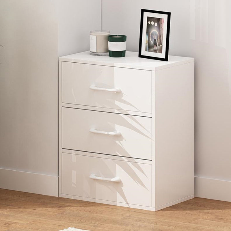 Contemporary Rectangle Standard Gloss Finish with Drawer Chest White 3 Clearhalo 'Cabinets & Chests' 'cabinets_chests' 'furn' 'furn_cabinets_chests' 'Furniture' 'Living Room Furniture' 5347338