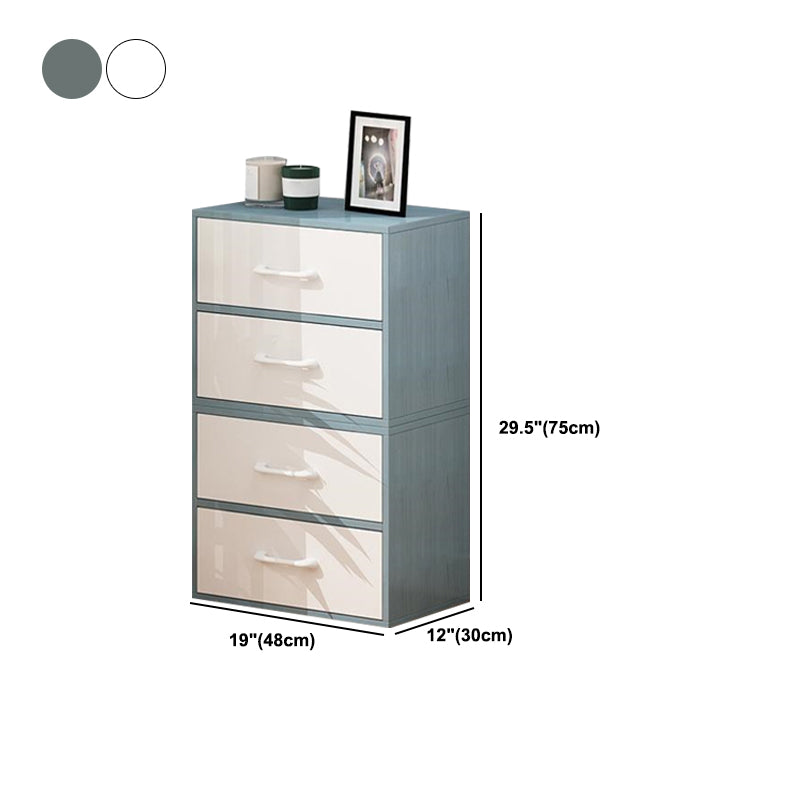 Contemporary Rectangle Standard Gloss Finish with Drawer Chest Clearhalo 'Cabinets & Chests' 'cabinets_chests' 'furn' 'furn_cabinets_chests' 'Furniture' 'Living Room Furniture' 5347341
