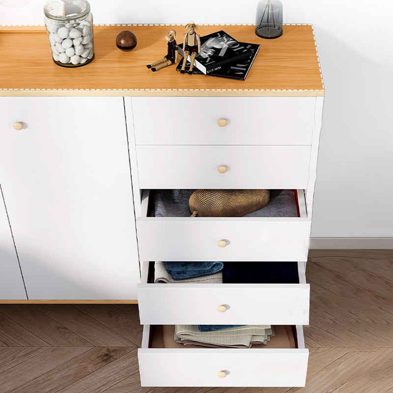 Contemporary Rectangle Manufactured Wood And Straight Legs Chest
