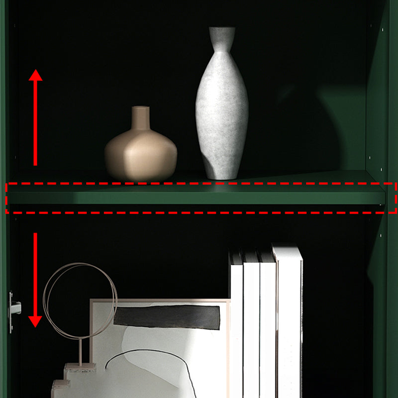 コンテンポラリーバーは、鋼鉄の脚で白/青/緑のアクセントチェストを引く