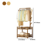 モダンな玄関の木木製の棚コートハンガー廊下コートラック