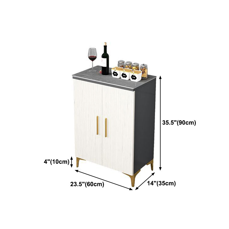 Squade sideboard di pietra Scaffali regolabili per la sala da pranzo Cucina Sideboard