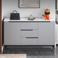 Sideboard glam sideboard in pietra sinterizzata con 2 porte per soggiorno