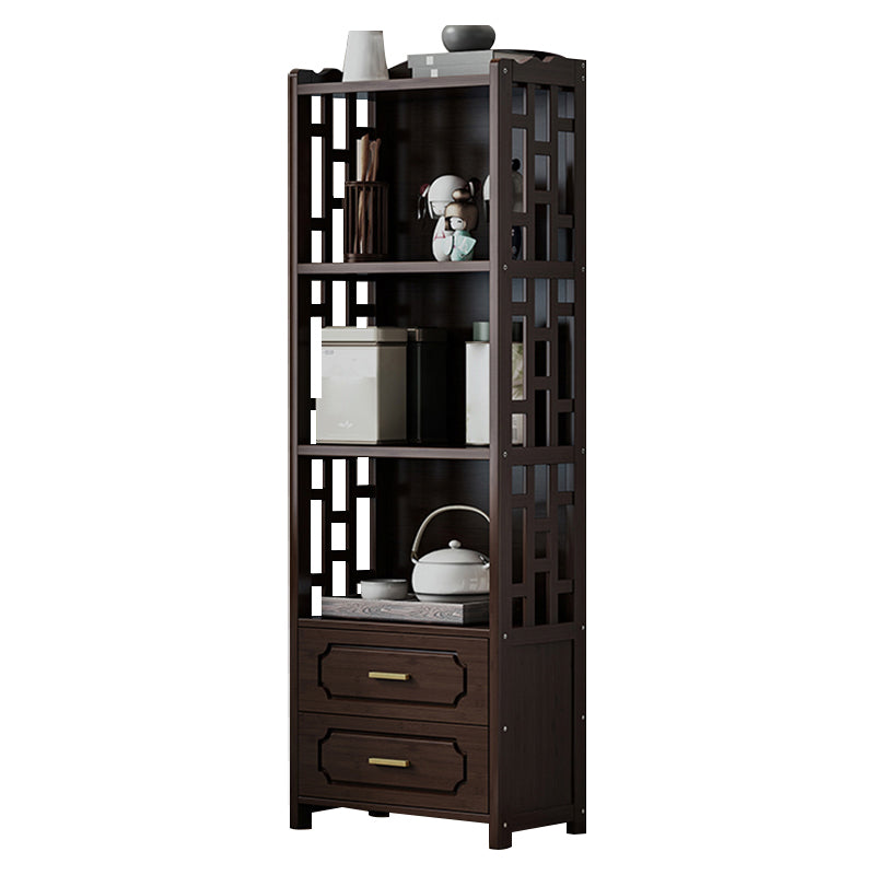 Stellatura in stile moderno bosco marrone con cassetto per soggiorno