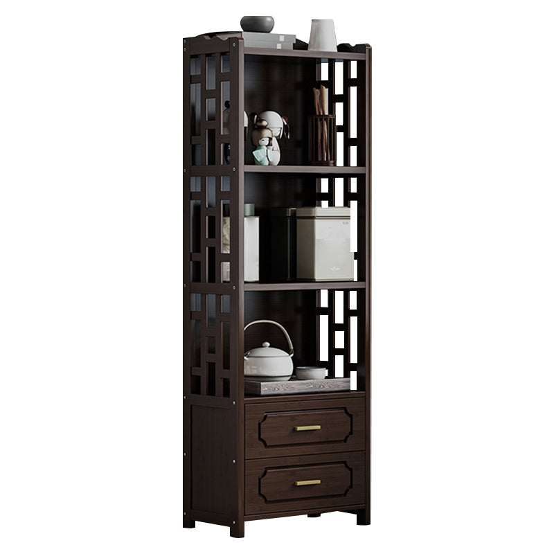 Stellatura in stile moderno bosco marrone con cassetto per soggiorno