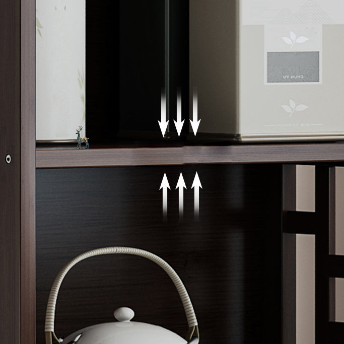 Stellatura in stile moderno bosco marrone con cassetto per soggiorno