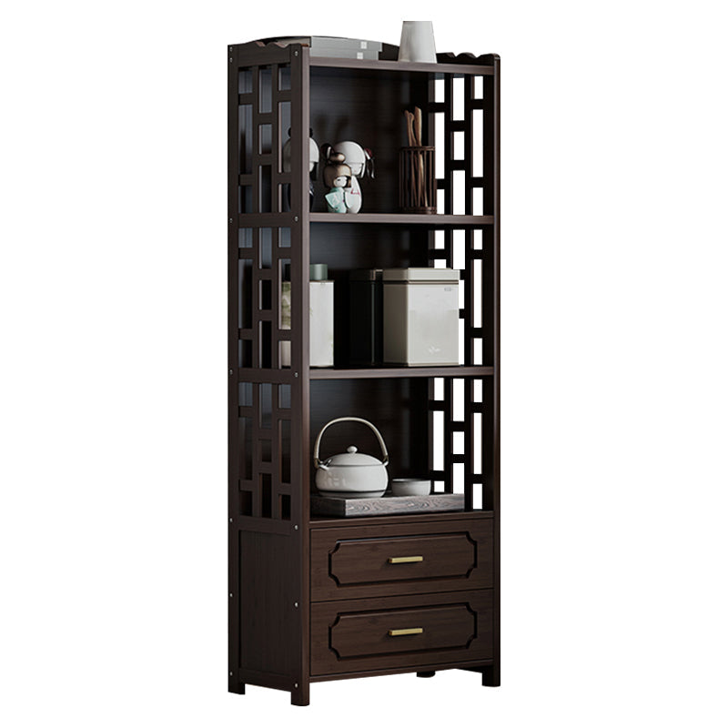 Stellatura in stile moderno bosco marrone con cassetto per soggiorno