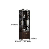 Stellatura in stile moderno bosco marrone con cassetto per soggiorno