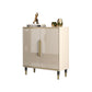 Sideboard glam in legno beige sideboard con porta per soggiorno