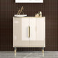 Sideboard glam in legno beige sideboard con porta per soggiorno