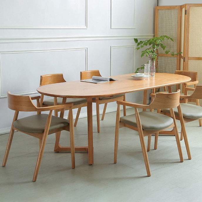 Modern Style Oval Office Desk Wood Wood Writing Writing Desk for Home