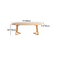 Modern Style Oval Office Desk Wood Wood Writing Writing Desk for Home
