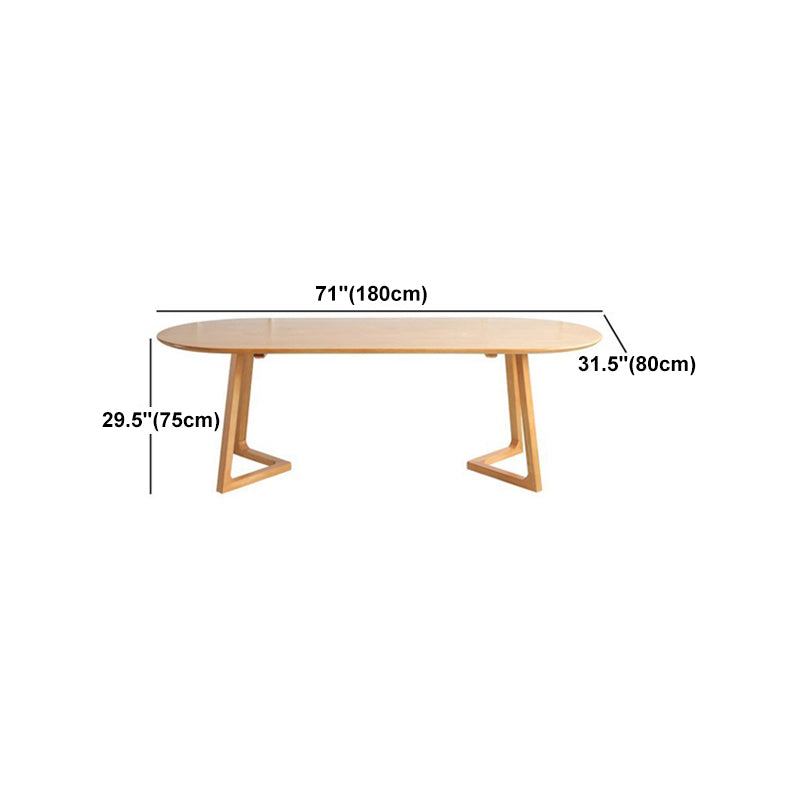 Modern Style Oval Office Desk Wood Wood Writing Writing Desk for Home