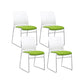 Low Back Armless Conference Chair Modern Lumbar Support Chair