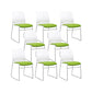 Low Back Armless Conference Chair Modern Lumbar Support Chair