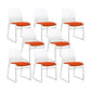 Low Back Armless Conference Chair Modern Lumbar Support Chair