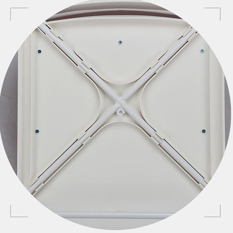 Armloze conferentiestoel met Chrome frame moderne bureaustoel met metalen basis