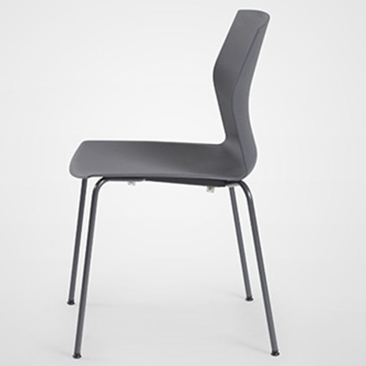 Metal Base Contemporary Armless Office Chair Ergonomic Conference Chair Clearhalo 'furn' 'furn_office_chair' 'Furniture' 'Office Chairs' 'Office Furniture' 'office_chair' 5349600