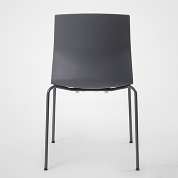 Metal Base Contemporary Armless Office Chair Ergonomic Conference Chair Clearhalo 'furn' 'furn_office_chair' 'Furniture' 'Office Chairs' 'Office Furniture' 'office_chair' 5349603