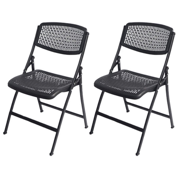 Sedia conferenza con telaio in acciaio moderno posteriore e sedile in plastica a bracciale