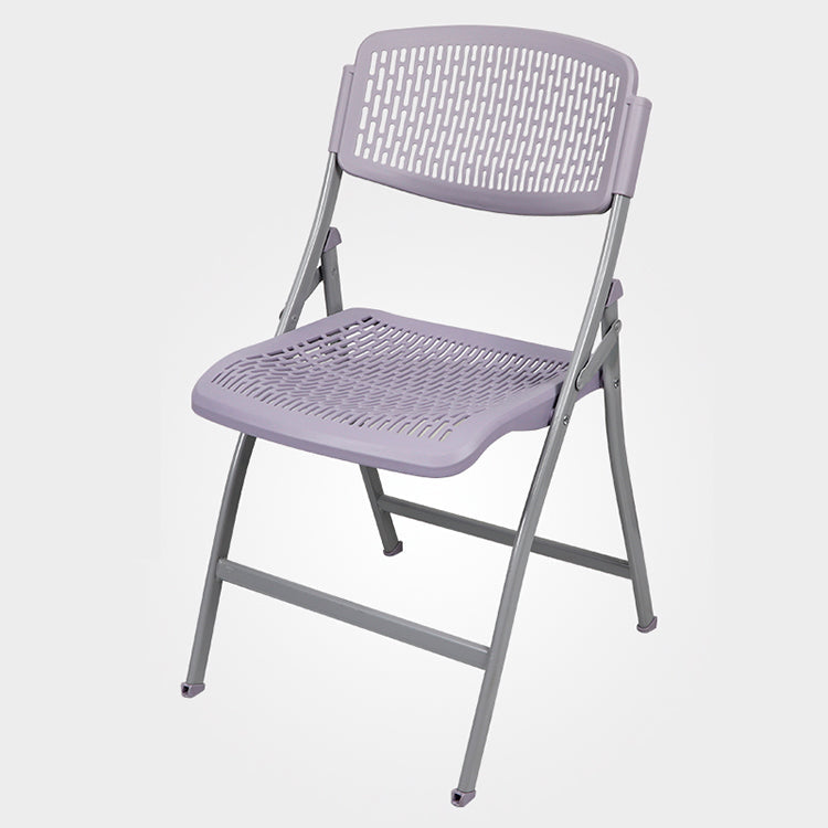 Sedia conferenza con telaio in acciaio moderno posteriore e sedile in plastica a bracciale