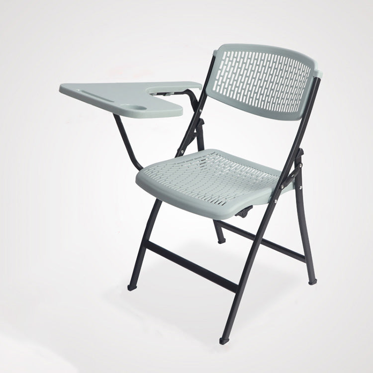 Moderne stalen frame conferentie stoel zonder arm plastic rug en stoelstoel