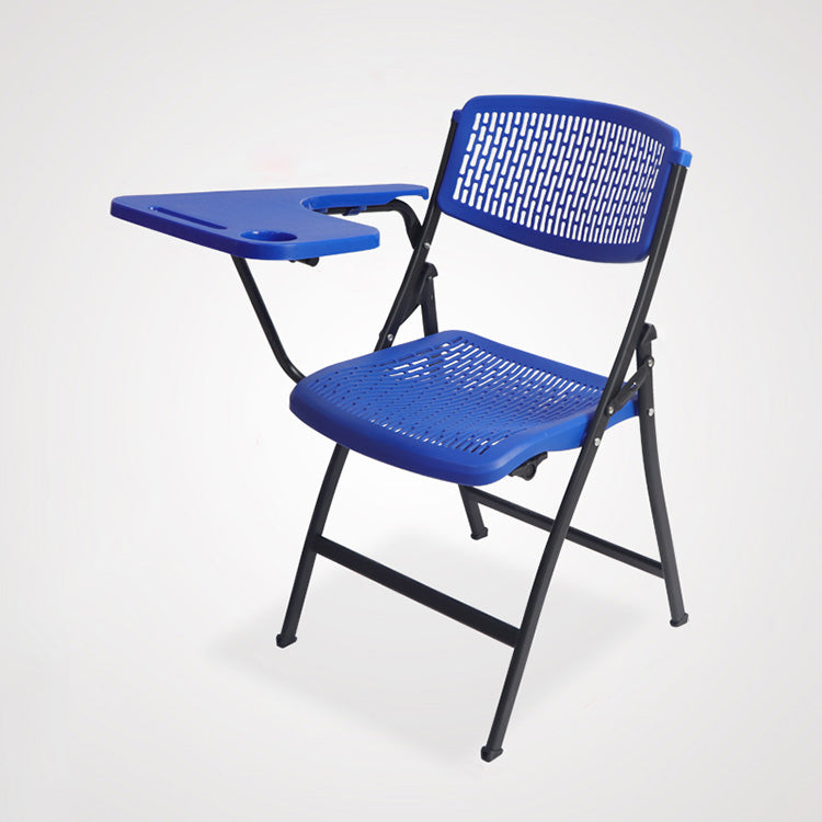 Moderne stalen frame conferentie stoel zonder arm plastic rug en stoelstoel