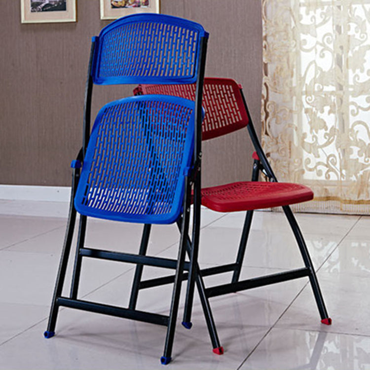 Metal Frame Conference Chair Modern Armless Plastic Folding Chair Clearhalo 'furn' 'furn_office_chair' 'Furniture' 'Office Chairs' 'Office Furniture' 'office_chair' 5349675