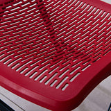 Sedia conferenza in telaio metallico moderno sedia pieghevole in plastica a bracciale