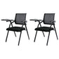 Mesh Mid Back Conference Chair Contemporary Ergonomic Fixed Arms Chairs