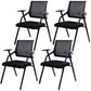 Mesh Mid Back Conference Chair Contemporary Ergonomic Fixed Arms Chairs