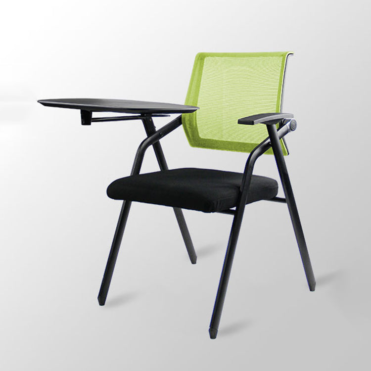 Mesh Mid Back Conference Chair Contemporary Ergonomic Fixed Arms Chairs