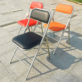 Sedia conference senza armi contemporanea sedia a cornice in acciaio inossidabile