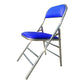 Contemporary Armless Conference Chair Stainless Steel Frame Chair Blue 1 Piece Clearhalo 'furn' 'furn_office_chair' 'Furniture' 'Office Chairs' 'Office Furniture' 'office_chair' 5349743