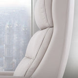 Sedia girevole esecutiva con telaio in acciaio sedia per computer moderna con ruote