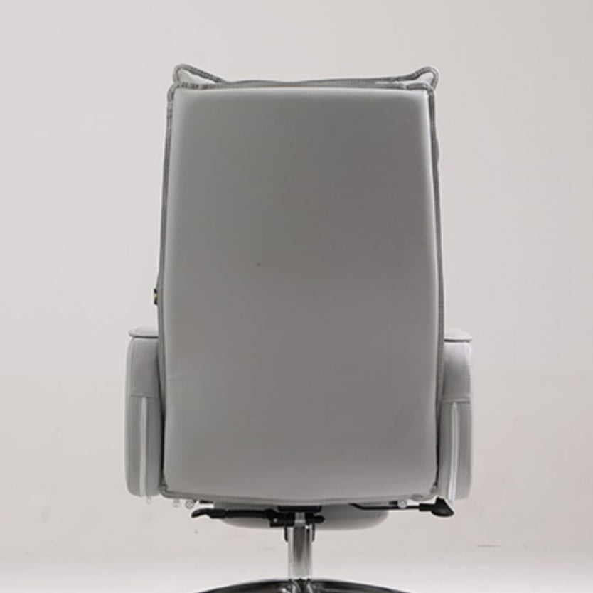 Ergonomische gestoffeerde taakstoel Moderne faux lederen arm bureau stoel