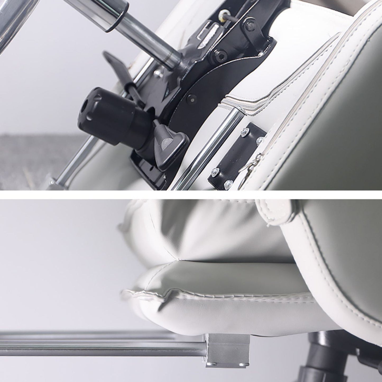 Ergonomische gepolsterte Aufgabe Stuhl Moderner Kunstleder Armstuhlstuhl