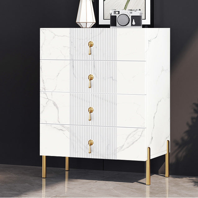 Cómoda vertical moderna de pizarra con varios cajones