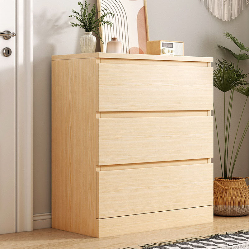 Cómoda vertical de madera con cajones de almacenamiento de estilo moderno