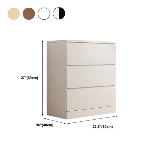 Modern Style Storage Chest Vertical Wooden Dresser with Drawers