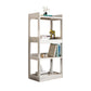 Contemporary Rubberwood Bookshelf Open Back Bookcase for Home Office 25.2"L x 11.8"W x 50.8"H White Clearhalo 'Bookcases' 'furn' 'furn_bookcases' 'Furniture' 'Office Furniture' 5350106
