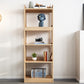 Contemporary Rubberwood Bookshelf Open Back Bookcase for Home Office Clearhalo 'Bookcases' 'furn' 'furn_bookcases' 'Furniture' 'Office Furniture' 5350110