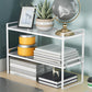 Contemporary Style Metal Bookshelf Open Back Bookcase for Home Office Clearhalo 'Bookcases' 'furn' 'furn_bookcases' 'Furniture' 'Office Furniture' 5350143