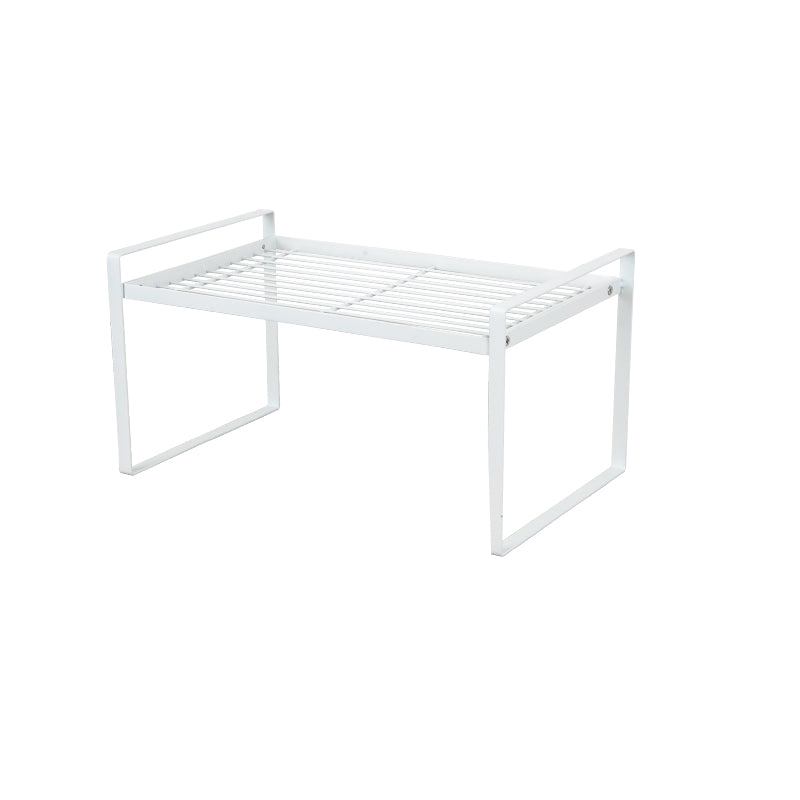 Contemporary Style Metal Bookshelf Open Back Bookcase for Home Office 13.6"L x 8.3"W x 7.1"H White Clearhalo 'Bookcases' 'furn' 'furn_bookcases' 'Furniture' 'Office Furniture' 5350146