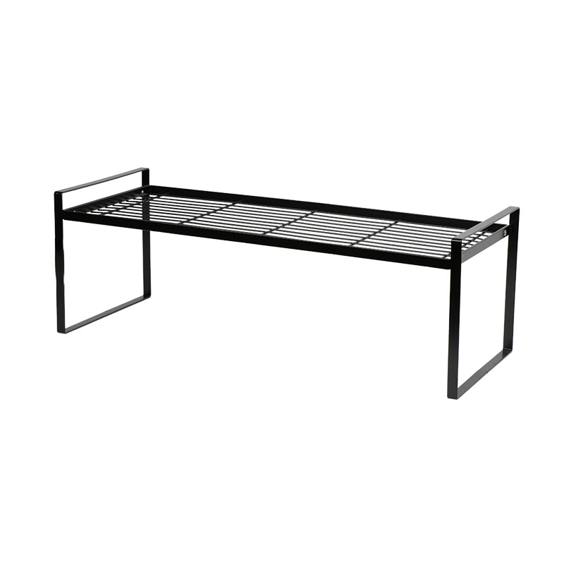 Contemporary Style Metal Bookshelf Open Back Bookcase for Home Office 20.7"L x 8.3"W x 7.1"H Black Clearhalo 'Bookcases' 'furn' 'furn_bookcases' 'Furniture' 'Office Furniture' 5350147