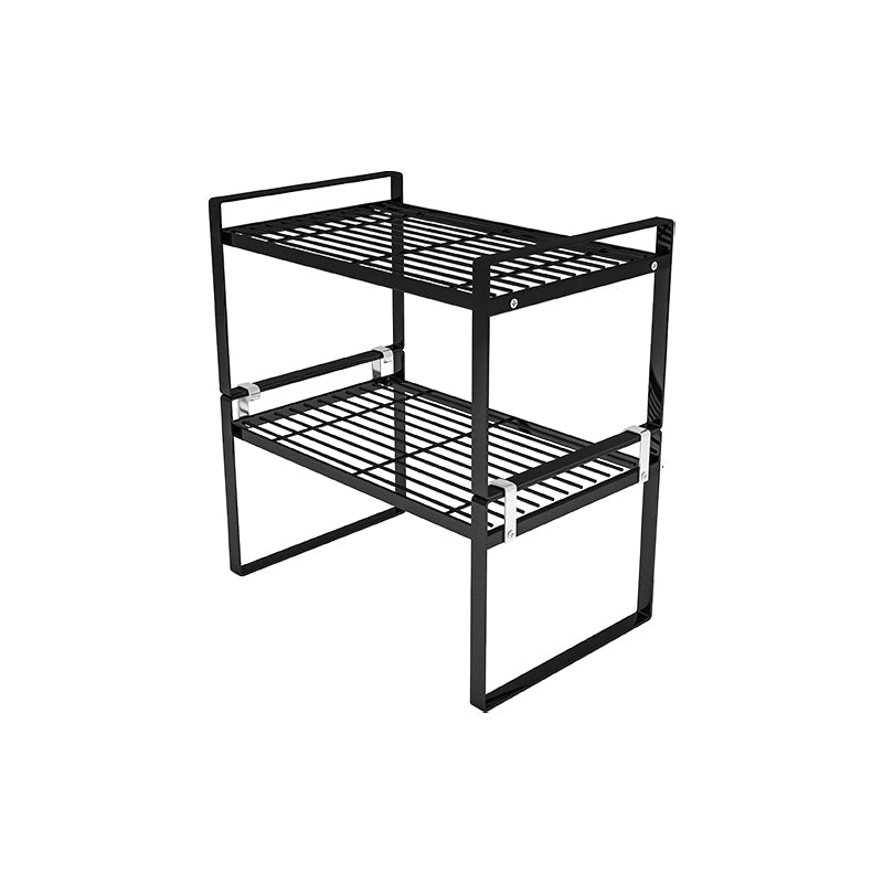 Contemporary Style Metal Bookshelf Open Back Bookcase for Home Office 12.9"L x 8.3"W x 14.4"H Black Clearhalo 'Bookcases' 'furn' 'furn_bookcases' 'Furniture' 'Office Furniture' 5350160