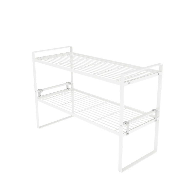 Contemporary Style Metal Bookshelf Open Back Bookcase for Home Office 20.1"L x 8.3"W x 14.4"H White Clearhalo 'Bookcases' 'furn' 'furn_bookcases' 'Furniture' 'Office Furniture' 5350163