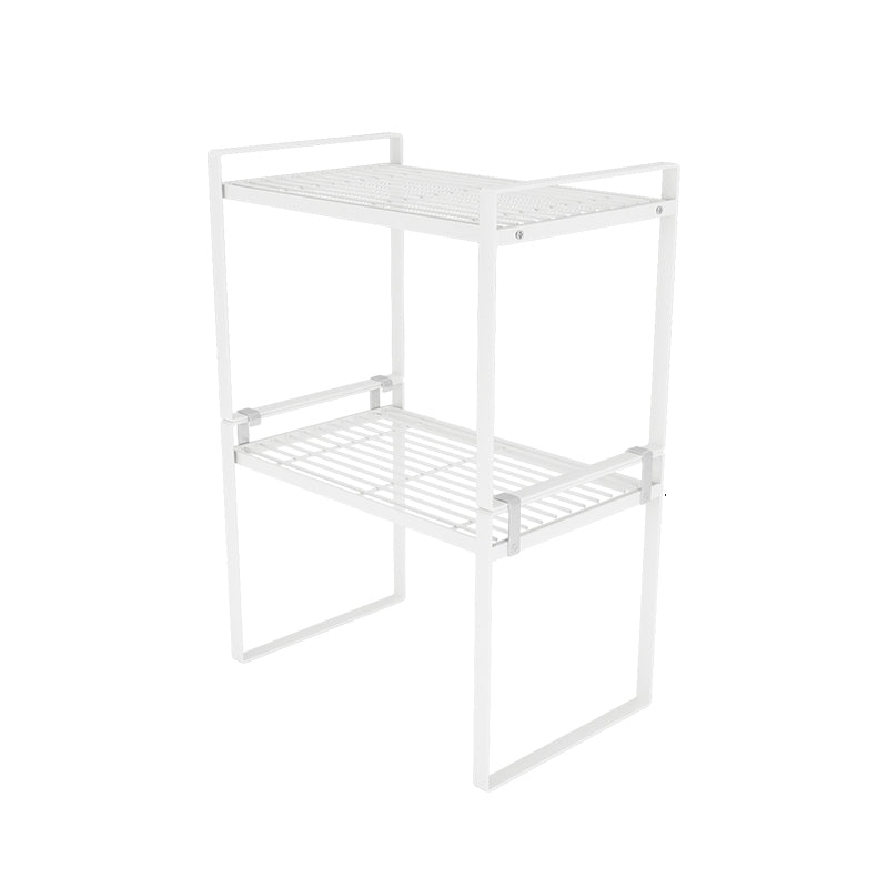Contemporary Style Metal Bookshelf Open Back Bookcase for Home Office 12.9"L x 8.3"W x 18.7"H White Clearhalo 'Bookcases' 'furn' 'furn_bookcases' 'Furniture' 'Office Furniture' 5350165